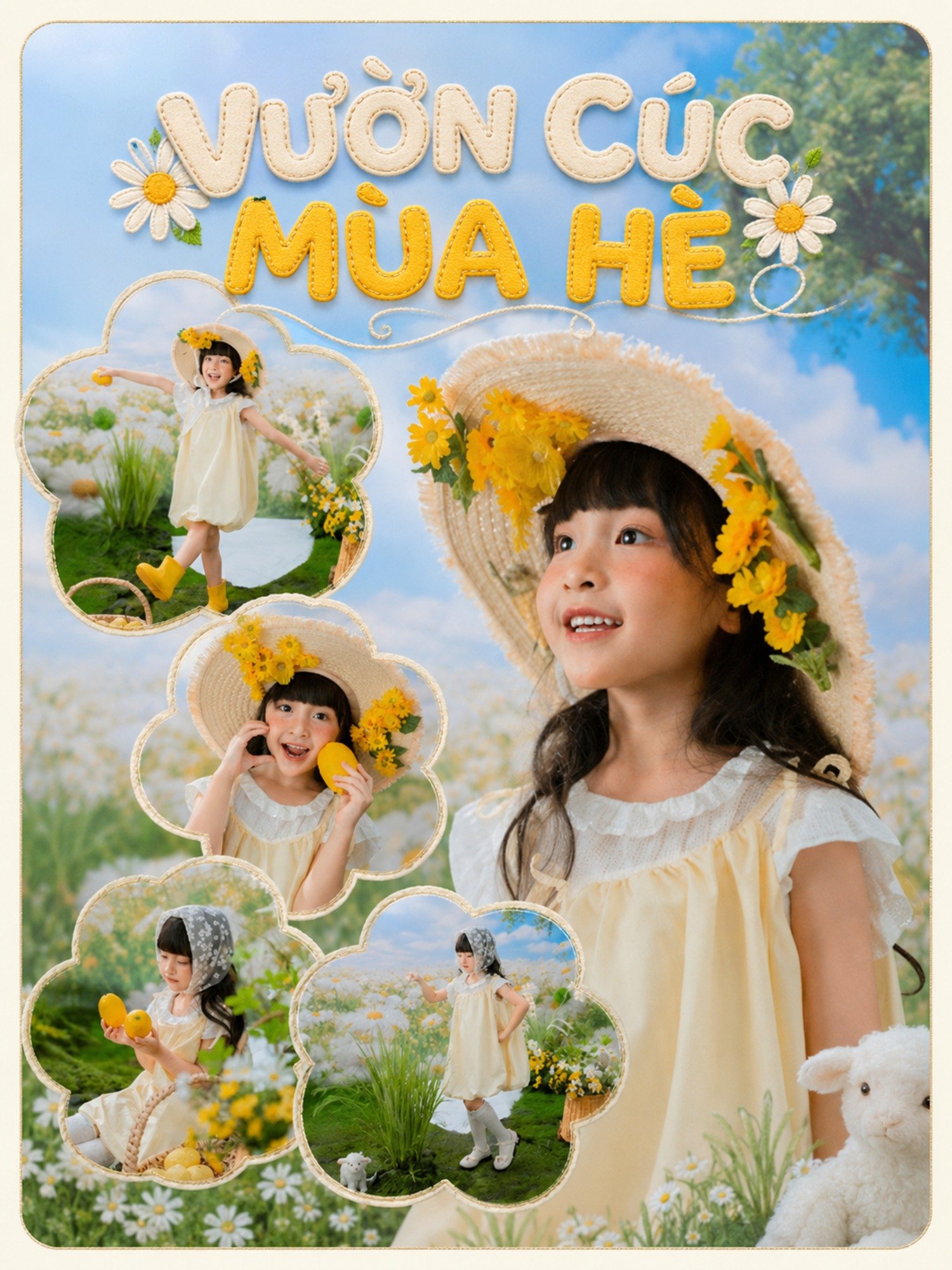 VƯỜN CÚC MÙA HÈ
