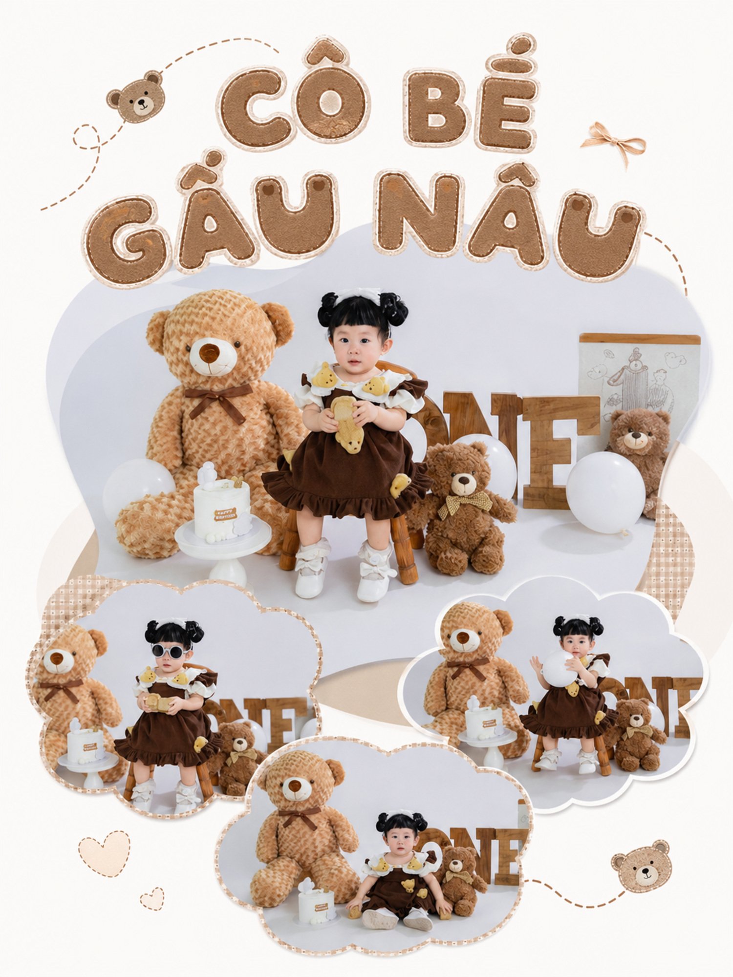 CÔ BÉ GẤU NÂU