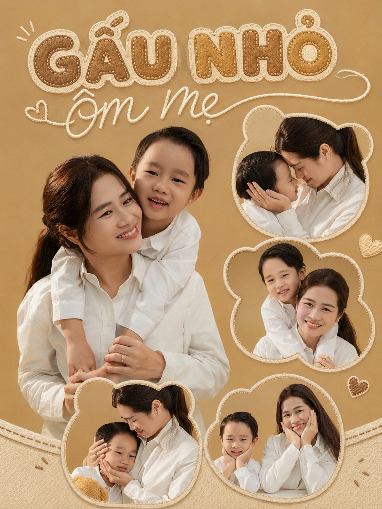GẤU NHỎ ÔM MẸ