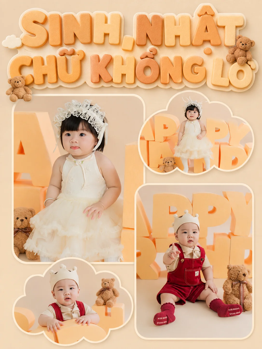 Concept SINH NHẬT CHỮ KHỔNG LỒ tại Mơ Home Phan Thiết