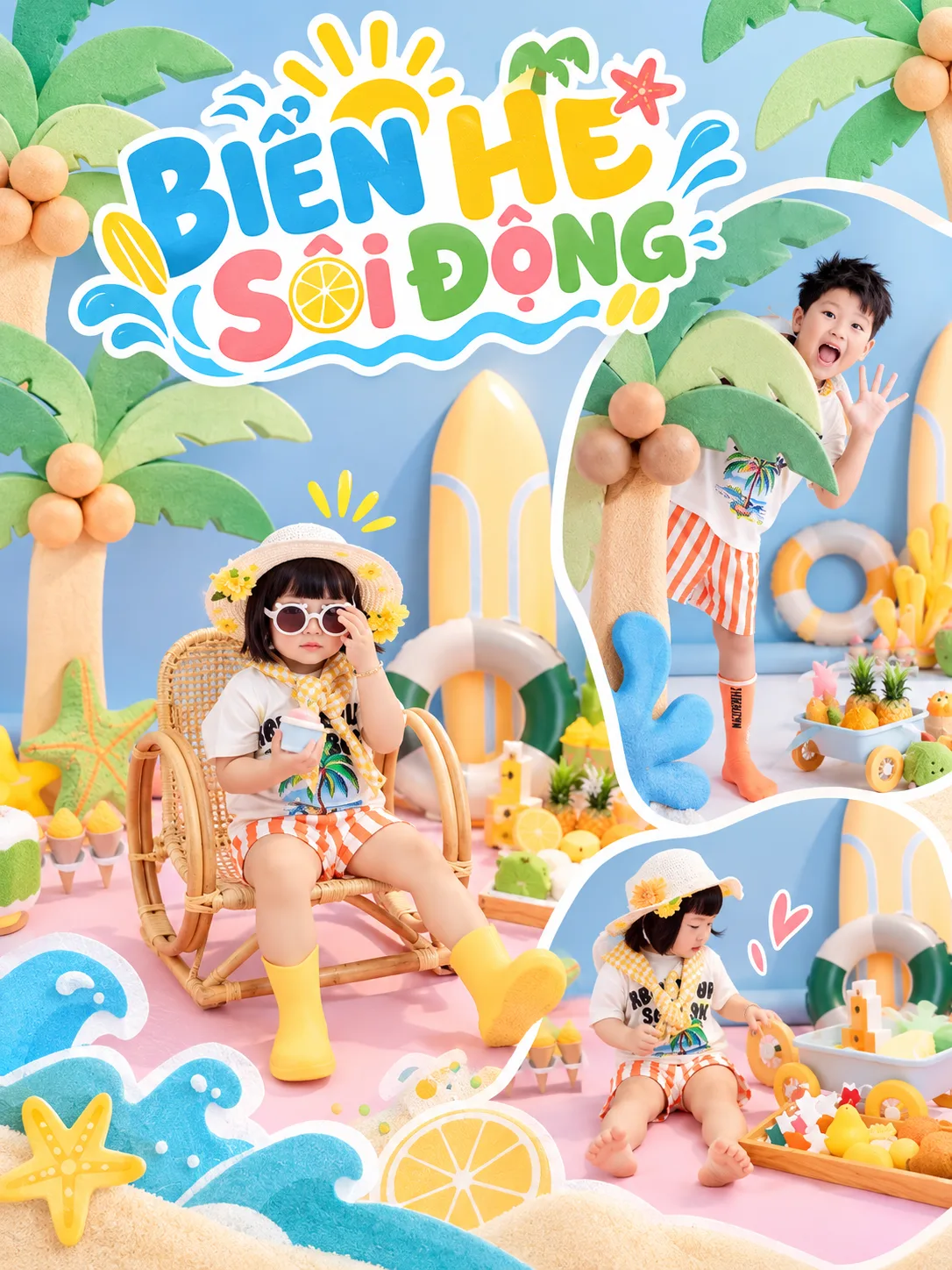 Concept Biển Hè Sôi Động