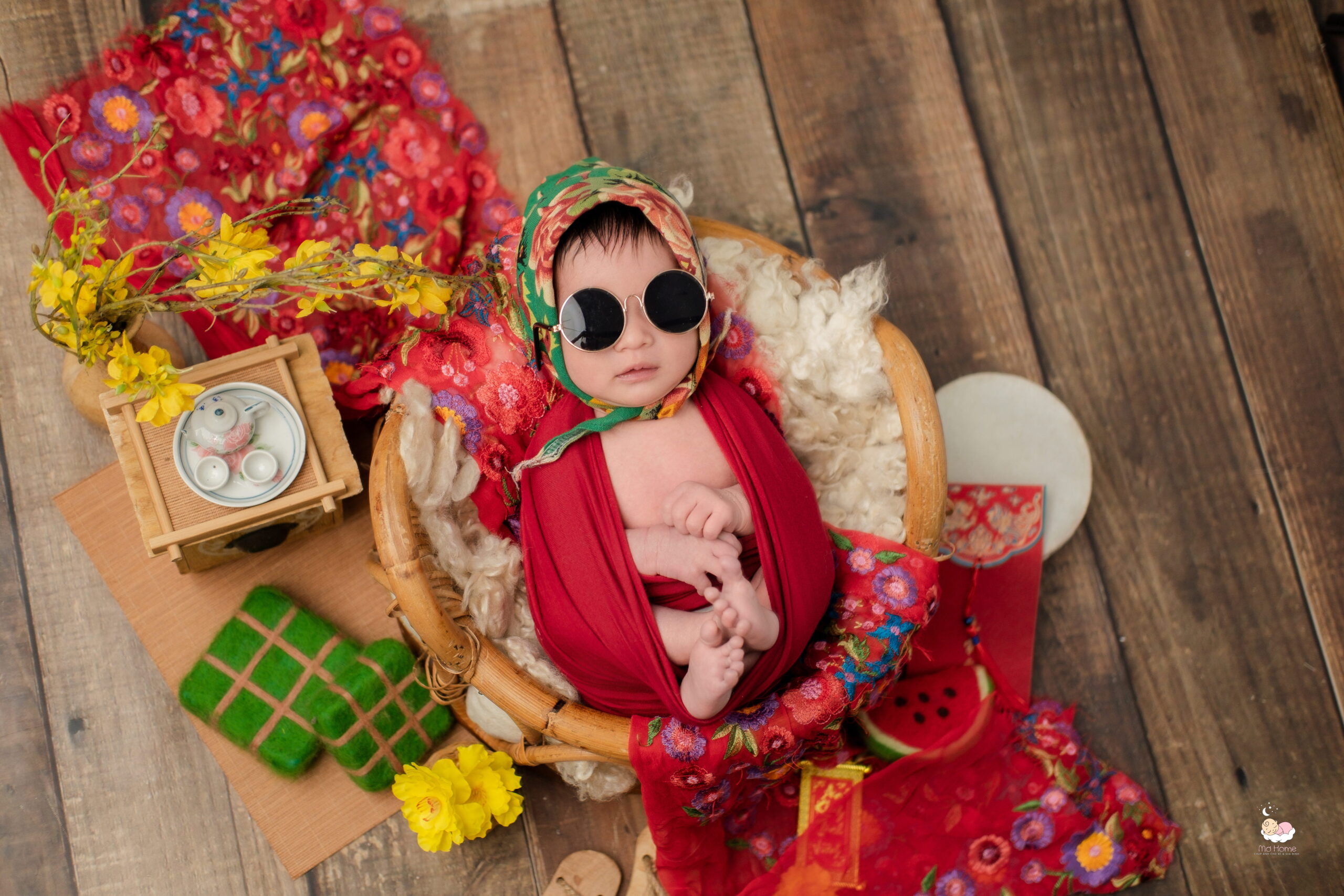 Chụp ảnh newborn Tết có khó không? Ba mẹ bận rộn vẫn muốn lưu hình cho con – ảnh 4
