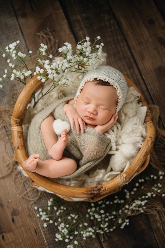 Chụp ảnh newborn – sơ sinh cho bé tại nhà – ảnh 30
