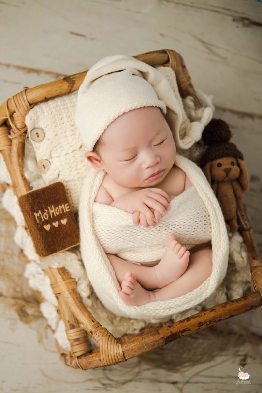 Chụp ảnh newborn – sơ sinh cho bé tại nhà – ảnh 29