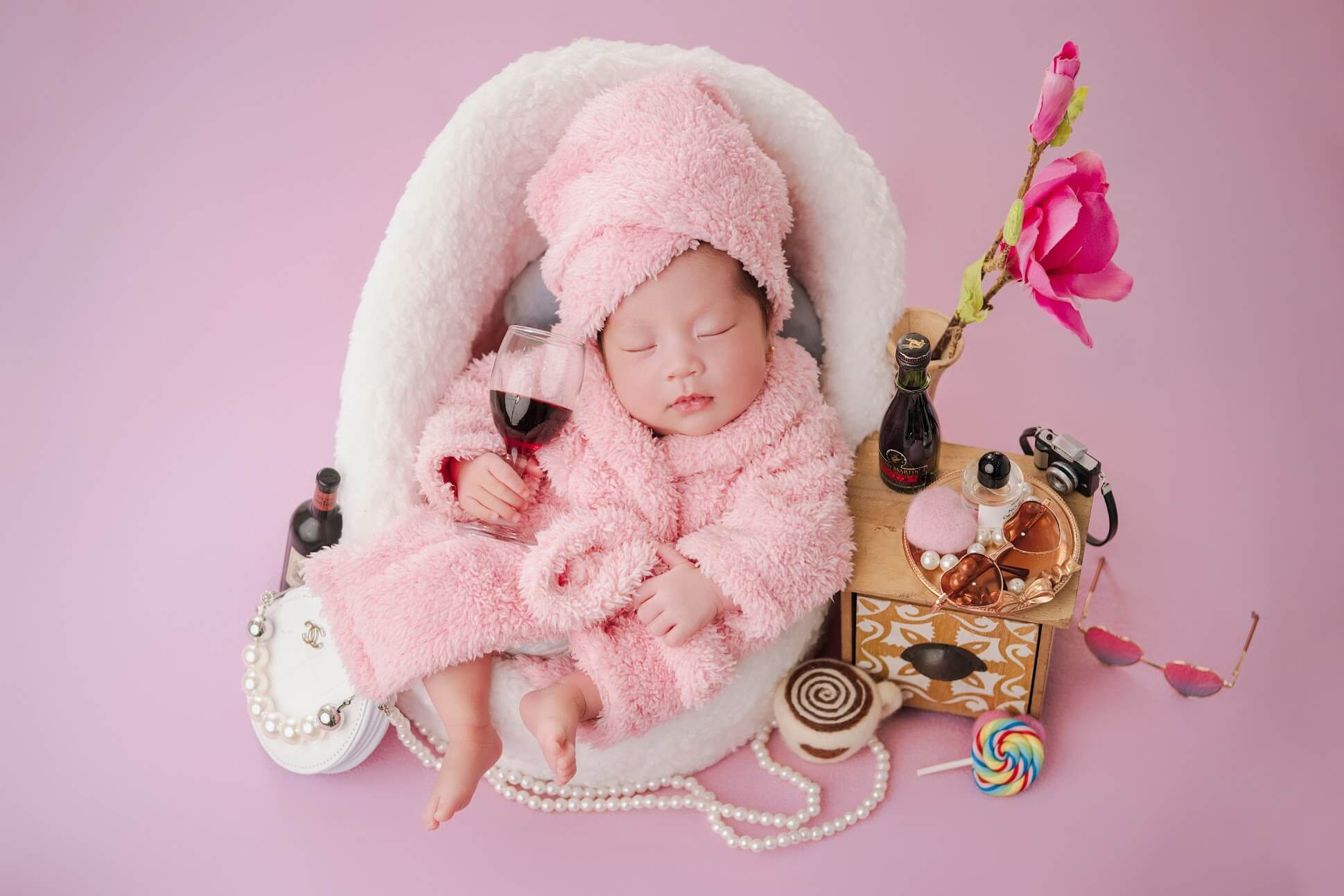 Chụp ảnh newborn – sơ sinh cho bé tại nhà – ảnh 48